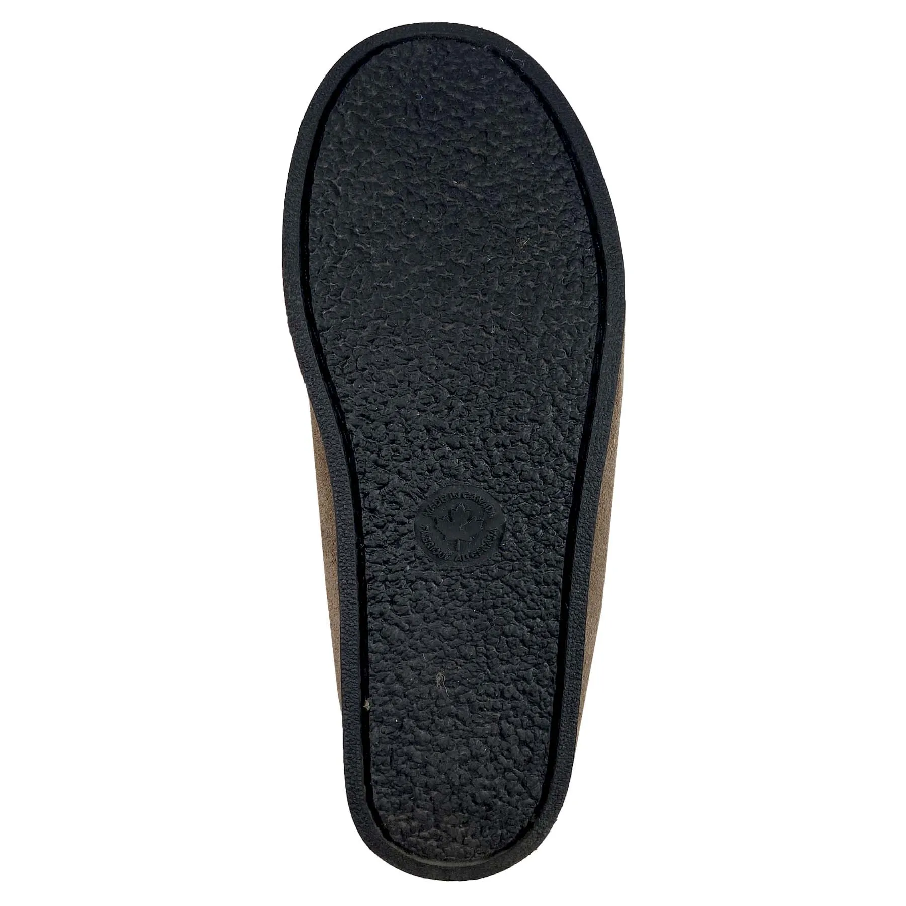 Women's Smoke Beaded Rubber Sole Sheepskin Slippers